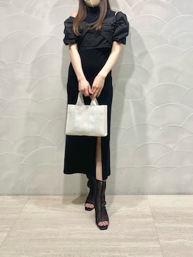 「MERCURYDUO（マーキュリーデュオ）のアイテム（トートバッグ）」を使った、NAMIさん（レディース・163cm）の春コーディネート
