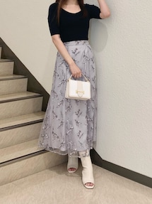 ゆきキティ⭐︎shéllerシェリエ 2023 ステッチウールフレアスカート 2025年最新】シェリエ sheller スカートの人気アイテム - メルカリ