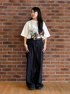 「tk.TAKEO KIKUCHI（ティーケータケオキクチ）のアイテム」を使った、madokaさん（レディース・159cm）の春コーディネート