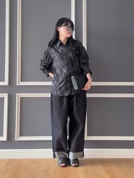 「tk.TAKEO KIKUCHI（ティーケータケオキクチ）のアイテム（パンツ）」を使った、madokaさん（レディース・159cm）の夏コーディネート