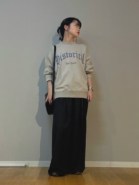 「tk.TAKEO KIKUCHI（ティーケータケオキクチ）のアイテム（その他パンツ）」を使った、madokaさん（レディース・159cm）の秋コーディネート