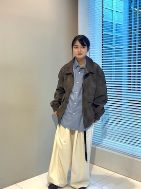「tk.TAKEO KIKUCHI（ティーケータケオキクチ）のアイテム（ジャケット/アウター）」を使った、madokaさん（レディース・159cm）の秋コーディネート