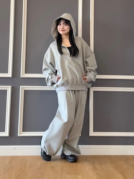 「tk.TAKEO KIKUCHI（ティーケータケオキクチ）のアイテム（パンツ）」を使った、madokaさん（レディース・159cm）の秋コーディネート