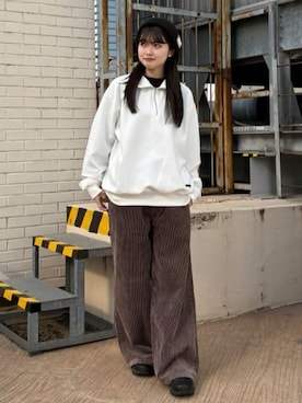 「tk.TAKEO KIKUCHI（ティーケータケオキクチ）のアイテム」を使った、madokaさん（レディース・159cm）の冬コーディネート