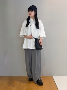 「tk.TAKEO KIKUCHI（ティーケータケオキクチ）のアイテム」を使った、madokaさん（レディース・159cm）の春コーディネート