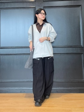 「tk.TAKEO KIKUCHI（ティーケータケオキクチ）のアイテム（トップス）」を使った、madokaさん（レディース・159cm）の秋コーディネート