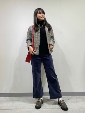 「大人可愛い、シンプル」｜「アイテム（その他）」を使った、madokaさん（レディース・159cm）の秋コーディネート