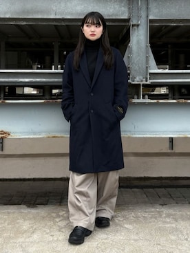 「tk.TAKEO KIKUCHI（ティーケータケオキクチ）のアイテム（ジャケット/アウター）」を使った、madokaさん（レディース・159cm）の秋コーディネート