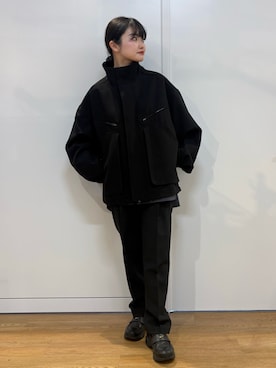 「tk.TAKEO KIKUCHI（ティーケータケオキクチ）のアイテム（ジャケット/アウター）」を使った、madokaさん（レディース・159cm）の春コーディネート