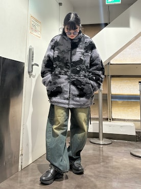 「tk.TAKEO KIKUCHI（ティーケータケオキクチ）のアイテム（その他パンツ）」を使った、madokaさん（レディース・159cm）の秋コーディネート