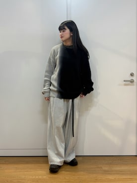 「tk.TAKEO KIKUCHI（ティーケータケオキクチ）のアイテム（トップス）」を使った、madokaさん（レディース・159cm）の秋コーディネート