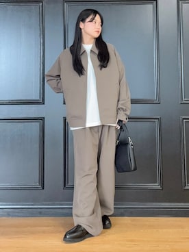 「tk.TAKEO KIKUCHI（ティーケータケオキクチ）のアイテム（パンツ）」を使った、madokaさん（レディース・159cm）の夏コーディネート