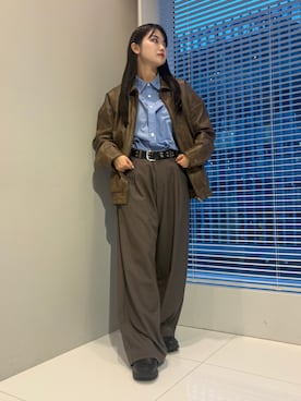 「tk.TAKEO KIKUCHI（ティーケータケオキクチ）のアイテム」を使った、madokaさん（レディース・160cm）の春コーディネート