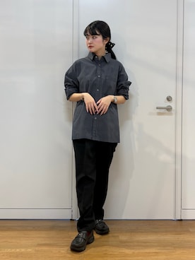 「tk.TAKEO KIKUCHI（ティーケータケオキクチ）のアイテム（ジャケット/アウター）」を使った、madokaさん（レディース・159cm）の春コーディネート