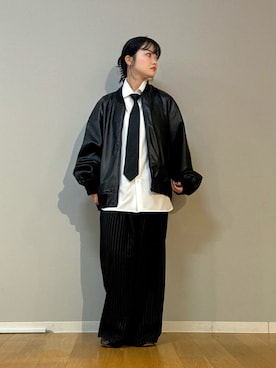 「tk.TAKEO KIKUCHI（ティーケータケオキクチ）のアイテム（その他パンツ）」を使った、madokaさん（レディース・159cm）の秋コーディネート