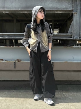 「tk.TAKEO KIKUCHI（ティーケータケオキクチ）のアイテム（その他パンツ）」を使った、madokaさん（レディース・159cm）の秋コーディネート