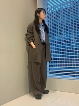 「tk.TAKEO KIKUCHI（ティーケータケオキクチ）のアイテム」を使った、madokaさん（レディース・160cm）の春コーディネート