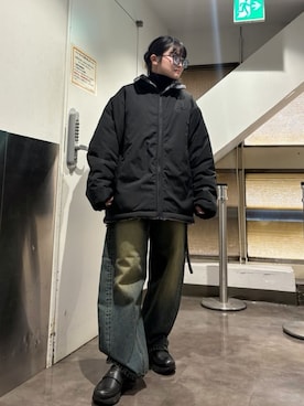 「tk.TAKEO KIKUCHI（ティーケータケオキクチ）のアイテム（ジャケット/アウター）」を使った、madokaさん（レディース・159cm）の秋コーディネート
