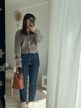 「coen（コーエン）のアイテム」を使った、Kotoneさん（レディース・148cm）の秋コーディネート