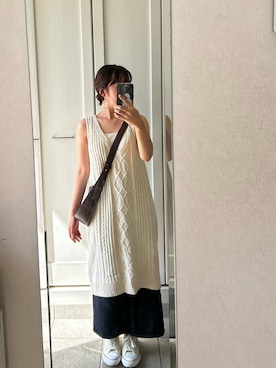 「アイテム（ハンドバッグ）」を使った、Kotoneさん（レディース・148cm）の春コーディネート