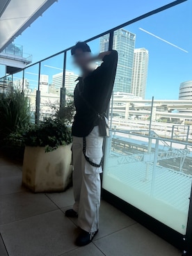 「アイテム（カーゴパンツ、グレー系）」を使った、kohei20020717さん（メンズ・173cm）の秋コーディネート