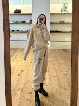 「Saturdays NYC（サタデーズ ニューヨークシティ ）のアイテム（その他パンツ）」を使った、MINAMIさん（レディース・162cm）の秋コーディネート