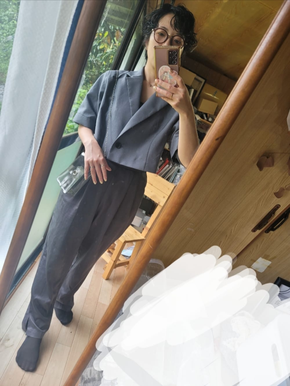 スタッズショートジャケット/129937を使った人気ファッション