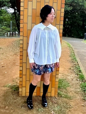 「ブラウスコーデ」｜ゆめみさん（レディース・157cm）の秋コーディネート