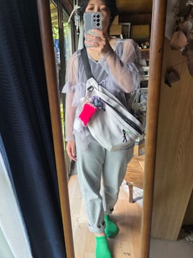 「アイテム（パンツ）」を使った、ゆめみさん（レディース・157cm・30代）の夏コーディネート