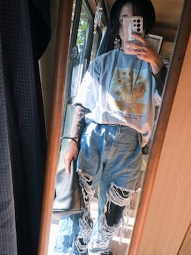 「アイテム（スウェット）」を使った、ゆめみさん（レディース・157cm・30代）の秋コーディネート