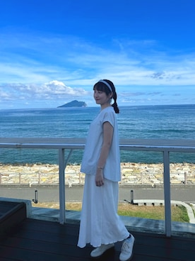 「earth music&ecology（アースミュージックアンドエコロジー）のアイテム」を使った、chuchu124さん（レディース・160cm）の秋コーディネート