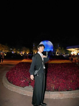 落ちこぼれチョコミントさん（メンズ・173cm）の秋コーディネート