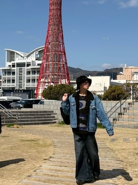 「COMME CA ISM（コムサイズム）のアイテム」を使った、落ちこぼれチョコミントさん（メンズ・173cm）の春コーディネート