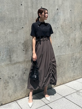 MAKOさん（レディース・172cm）の夏コーディネート