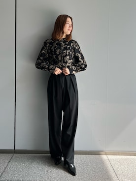 UNITED　TOKYO ジャガードコルセット シャツ　ブラウス UNITED TOKYO（ユナイテッドトウキョウ）の「ジャガード