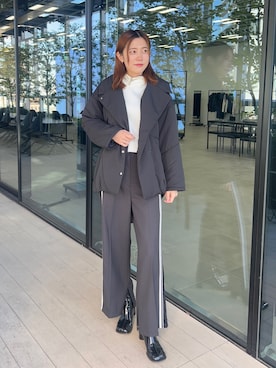 MAKOさん（レディース・172cm）の冬コーディネート