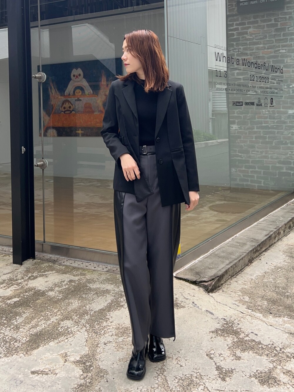 ワンダフルワールド リバイバル ブラウス ブラック 黒 フリル満載