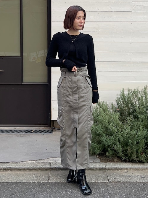 UNITED TOKYO ワークスリットハイウエストスカート｜撥水 UNITED TOKYO（ユナイテッドトウキョウ）の「【WEB限定】ワーク