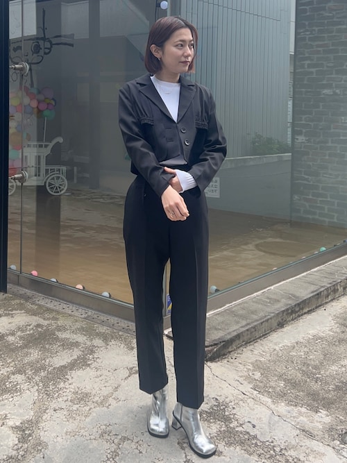 ユナイテッドトウキョウ ジャケット グラシアギャザーショートジャケット セール】グラシアギャザーショートジャケット- セットアップ 可