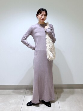 「ADAM ET ROPE'（アダムエロペ）の【サステナブル・新色追加・抗菌消臭】ソフトビットローファー（ローファー）」を使った、すがわらさん（レディース・160cm）の夏コーディネート