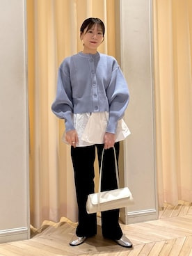 「セレモニーコーデ」｜「アイテム（ローファー）」を使った、すがわらさん（レディース・160cm）の秋コーディネート
