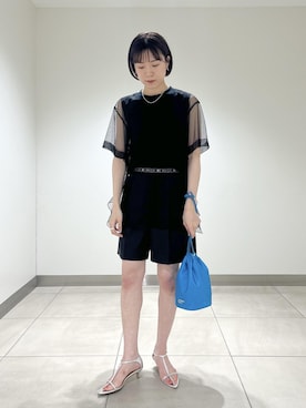 「アイテム（その他トップス）」を使った、すがわらさん（レディース・161cm・20代）の夏コーディネート