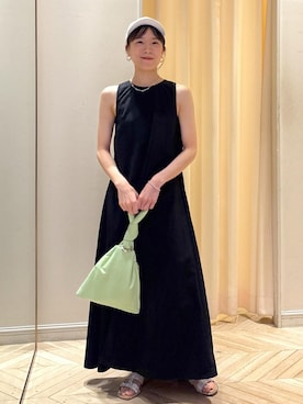 「ADAM ET ROPÉ」｜「アイテム（帽子）」を使った、すがわらさん（レディース・160cm）の夏コーディネート