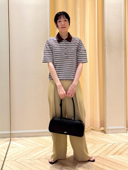 ADAM ET ROPE' アダムエロペ コクーンスリーブポロシャツ ADAM ET ROPÉ FEMME(アダム エ ロペ ファム) / コクーンスリーブ