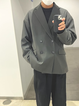 「remer（リメール）のアイテム（ジャケット/アウター）」を使った、はちまるさん（メンズ・173cm）の秋コーディネート