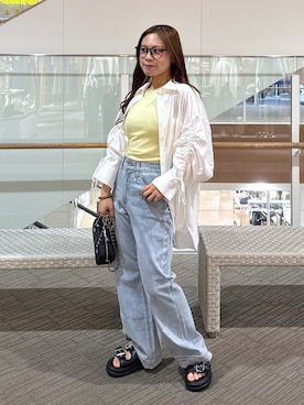 「FREE'S MART（フリーズマート）のアイテム」を使った、HITOMIさん（骨格ナチュラル・レディース・148cm）の夏コーディネート
