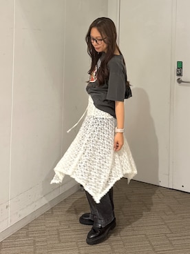 「アイテム（キャミソール）」を使った、HITOMIさん（レディース・148cm）の秋コーディネート
