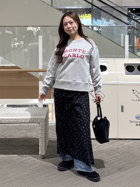 HITOMIさん（レディース・148cm）の冬コーディネート