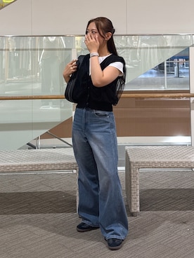 「アイテム（キャミソール）」を使った、HITOMIさん（レディース・148cm）の夏コーディネート