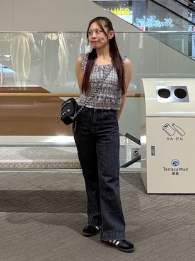 HITOMIさん（骨格ナチュラル・レディース・148cm）の夏コーディネート